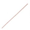 100 1" 21ga Bright Copper Head Pins