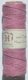 Hemptique 20lb 205 Feet Pink Cord (Spool)