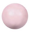 25 6mm Pastel Rose Swarovski Pearl Beads