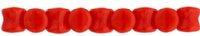 44 4x6mm Opaque Red Alabaster Glass Pellet Beads