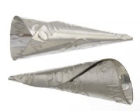 10, 64x26mm  Aluminum Pow Wow Tulip Jingle Cones