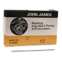 #12 John James English Beading Needles (L4320) - Pack of 25