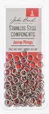 100, 5mm Stainless Steel Jump Rings 