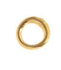 20, 4.5mm Gold Plated Closed Jump Rings