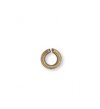 100 3mm Antique Gold Jump Rings