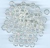 100 6mm Twisted Silver Plated Jump Rings