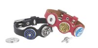Klik Leather Buckle Bracelet - Black