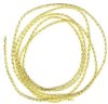 36 Inches 3 Strand Knitted Gold Jewelry Wire