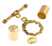 Kumihimo Gold Twisted Toggle Starter Findings Kit