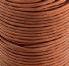 25m of 2mm Round Metallic Copper Leather Cord