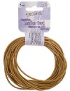 5 yards of 2mm Metallic Gold Leather Cord
