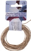5 Yards of 1mm Natural Leather Cord