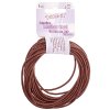 5 yards of 2mm Metallic Copper Leather Cord