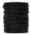25 Meters of .5mm Black Leather Cord