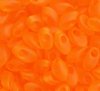 LM0138F - 10 Grams Matte Transparent Orange 4x7mm Long Miyuki Magatama Drop Beads