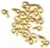 25 10mm Matte Gold Plated Lobster Claw Clasps