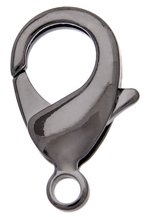 1, 26mm Large Gunmetal Plated Lobster Clasp