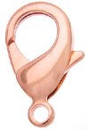1, 26mm Large Bright Copper Plated Lobster Clasp
