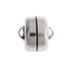 10, 6mm Nickel Color Plated Magnetic Clasps