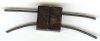 Magnetic - One Pair of 12x12mm Black Finish Two Hole Clasp
