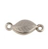 1, 17.6x7.4mm Antique Silver Magnetic Leaf Clasp