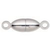 5 19x6mm Nickel Plated Magnetic Capsule Clasps                                