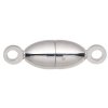 5 19x6mm Nickel Plated Magnetic Capsule Clasps                                
