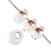 25 Grams of 3.5x3.9mm Copperlined Crystal Fringe Drops