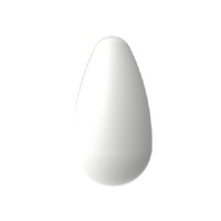10, 10x6mm White Preciosa Maxima Pearshape Pearl Beads