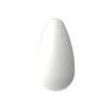 10, 10x6mm White Preciosa Maxima Pearshape Pearl Beads