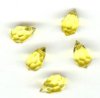 5 10x6mm Preciosa Sharp Yellow Tear Drops