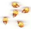 5 10x6mm Preciosa Tangerine Tear Drops