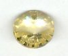 1 10mm Preciosa Blond Flare Rivoli Pendant