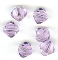 6 10mm Preciosa Violet Bicones
