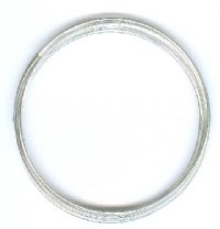 12 loops 1 3/4" Silver Plated Bracelet Memory Wire