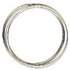 85 loops 1 3/4" Silver Plated Bracelet Memory Wire