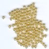144 2x3mm Bright Gold Metal Rondelle Beads