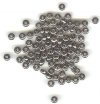 100 2.4x4.5mm Gunmetal Plated Rondelle Beads
