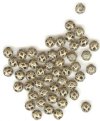 50 4mm Gold Round Filigrae Beads