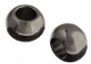 50 5x3.4mm Round Gunmetal Metal Beads