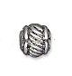 50 5x5mm Twisted Antique Silver Metal Spacer Beads