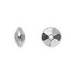 25 6x3mm Antique Silver Metal Smooth Faceted Rondelle Spacer Beads