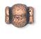 25 6x4mm Antique Copper Oval Metal Beads