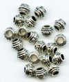 20 8x6mm Antique Si...