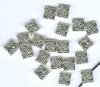 20 9x8mm Antique Si...