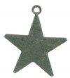 1 25mm German Silver Star Stamping Blank Pendant 