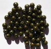 40 6mm Round Dark Olive Miracle Beads