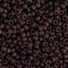 SB11-0409 22g of Opaque Chocolate Brown 11/0 Miyuki Seed Beads