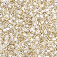 SB-0001 22g of Silverlined Crystal 6/0 Miyuki Seed Beads