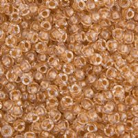 SB6-0234 22g of Sparkling Goldlined Crystal 6/0 Miyuki Seed Beads